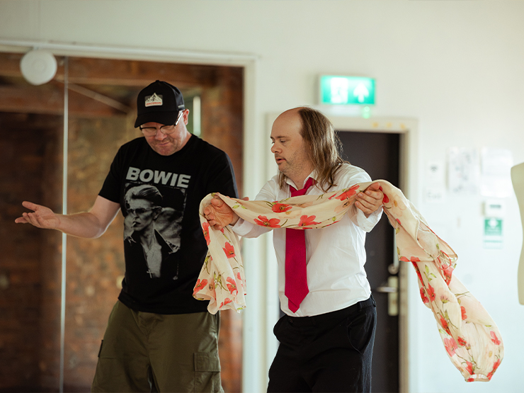 Gary Clarke and Nick Mcerrow in Mentoring session. Photo: Elly Wel Photography